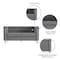 Flash Furniture HERCULES Regal Series Reception Set in Gray LeatherSoft ZB-REGAL-810-SET-GY-GG - alternate 3